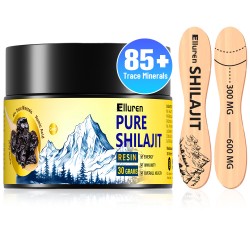 Shilajit for Men & Women, Shilajit Pure Himalayan Organic, Natural Gold Grade Shilajit with 85+ Trace Minerals, Fulvic & Humic Acid for Age-Defying, Bone Strength, Immunity, Hormone and More, 30 Grams